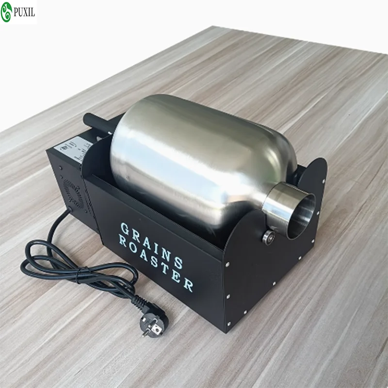 Tostador de café eléctrico, máquina tostadora de uso doméstico, granos de café completamente automáticos, semillas de girasol, maní
