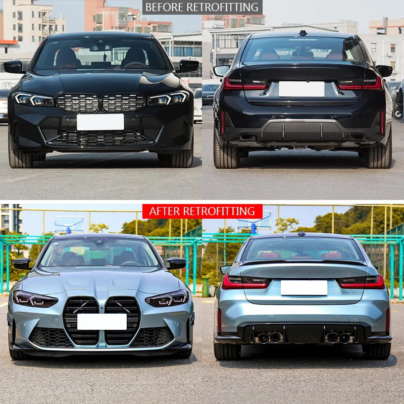 2023 G20/G28 LCI Car Modification Upgrade Body Kit Aluminum Alloy Hood Leaf Panel for 3 Series