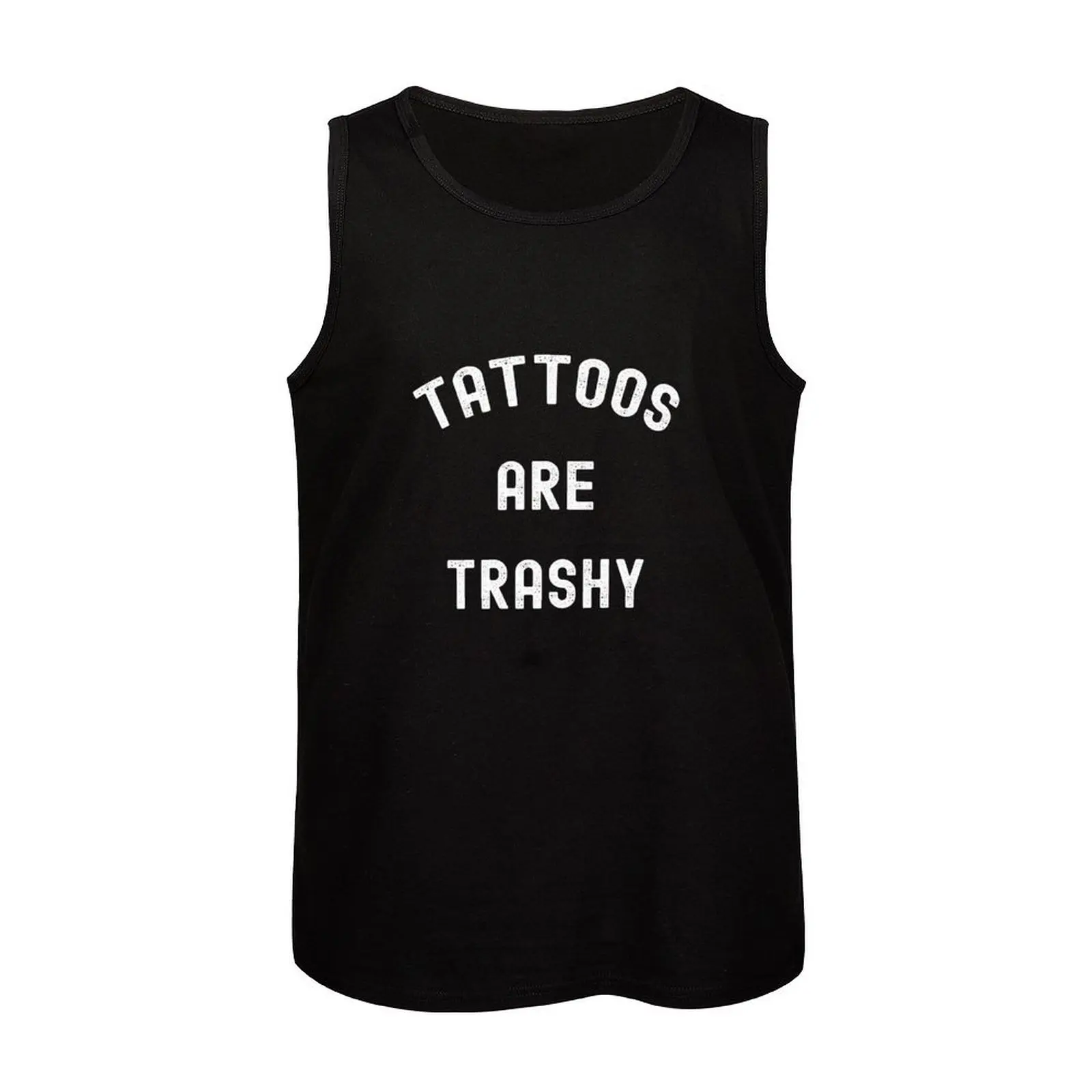 Tattoos Are Trash Sarcasm Lover for Men, Funny Tattoo Lover, Precious Top, Male Top Singlet, Gym Training Accessrespiration, Gym Wear