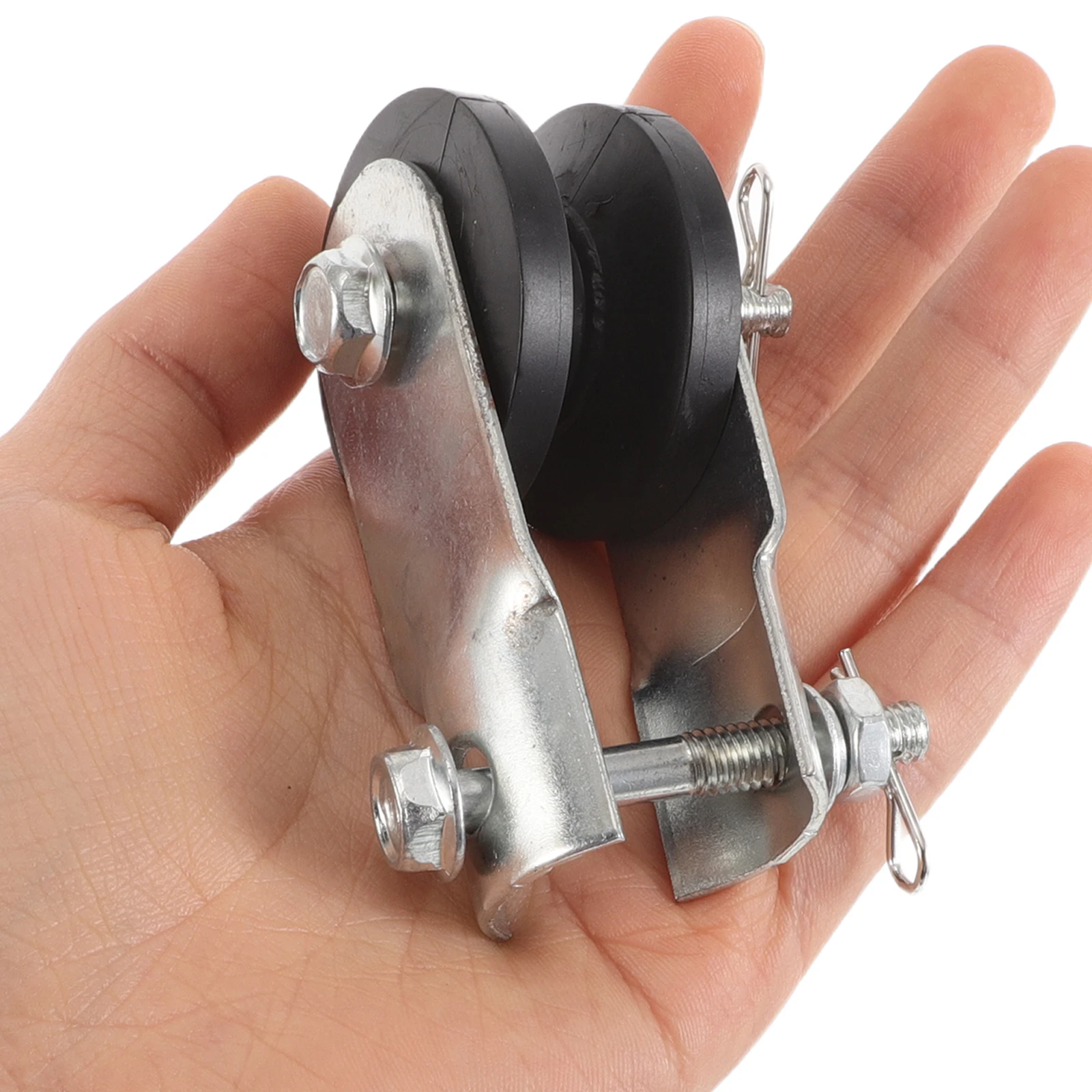 

2pcs Light Fixing Clip Ceiling Mount Bracket Garage Fan Hook Pulley Strong Loadbearing Ceiling Fan Accessories for LED