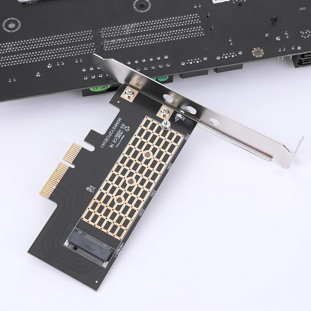 Адаптер M2 SSD M.2 NVME к PCIe 3,0 X4 адаптер M-Key 32 Гбит/с M.2 NVME SSD к PCIe 3,0 X4 адаптер карты для настольного ПК M.2 NVMe SSD