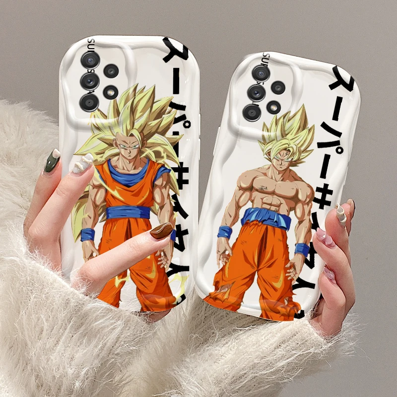 D-Dragon Ball Goku Gohan Art For Samsung A55 A54 A53 A52 A35 A34 A33 A32 A25 A24 A23 A22 A21S A15 A13 A14 5G Wave Oil Cover