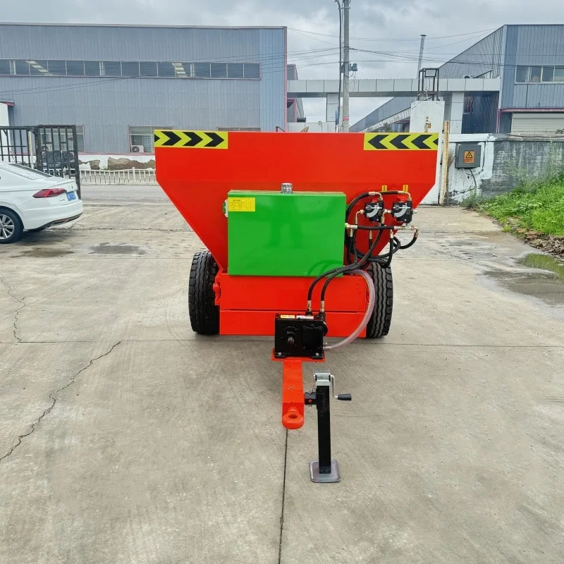 Mobile Tractor Rear Hanging r Applicator Farmyard Manure Orgpreader Agricultural Compost Sprayers