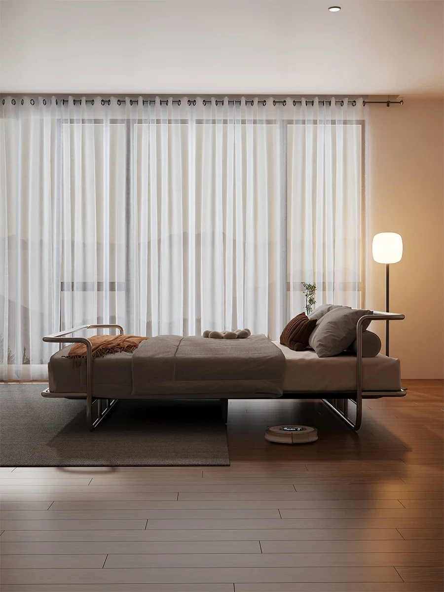 

Art Color stainless steel bed wrought iron bed
