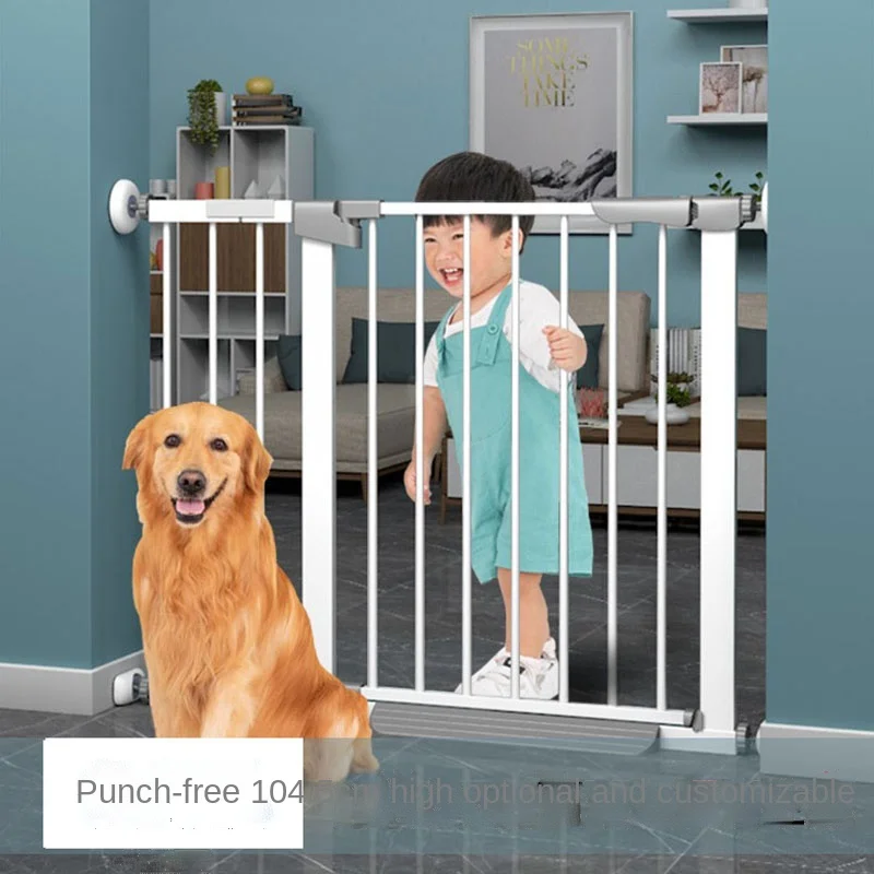 

Dog Fence Small and Medium Pet Dog Fence Indoor Cat Cage Home Balcony Isolation Gate Large Dog Protective Grating