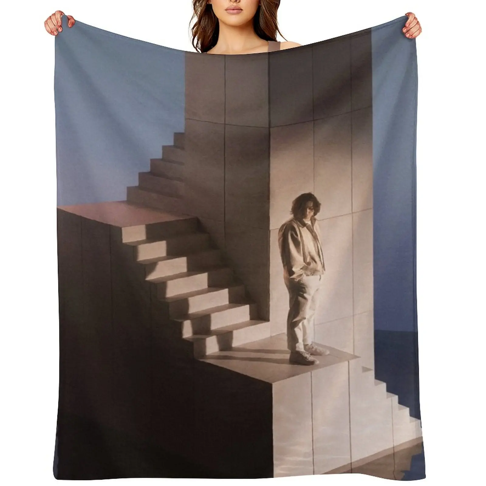 

LEWIS CAPALDI - BROKEN BY DESIRE TO BE HEAVENLY SENT Throw Blanket manga Cute for winter Flannel Blankets