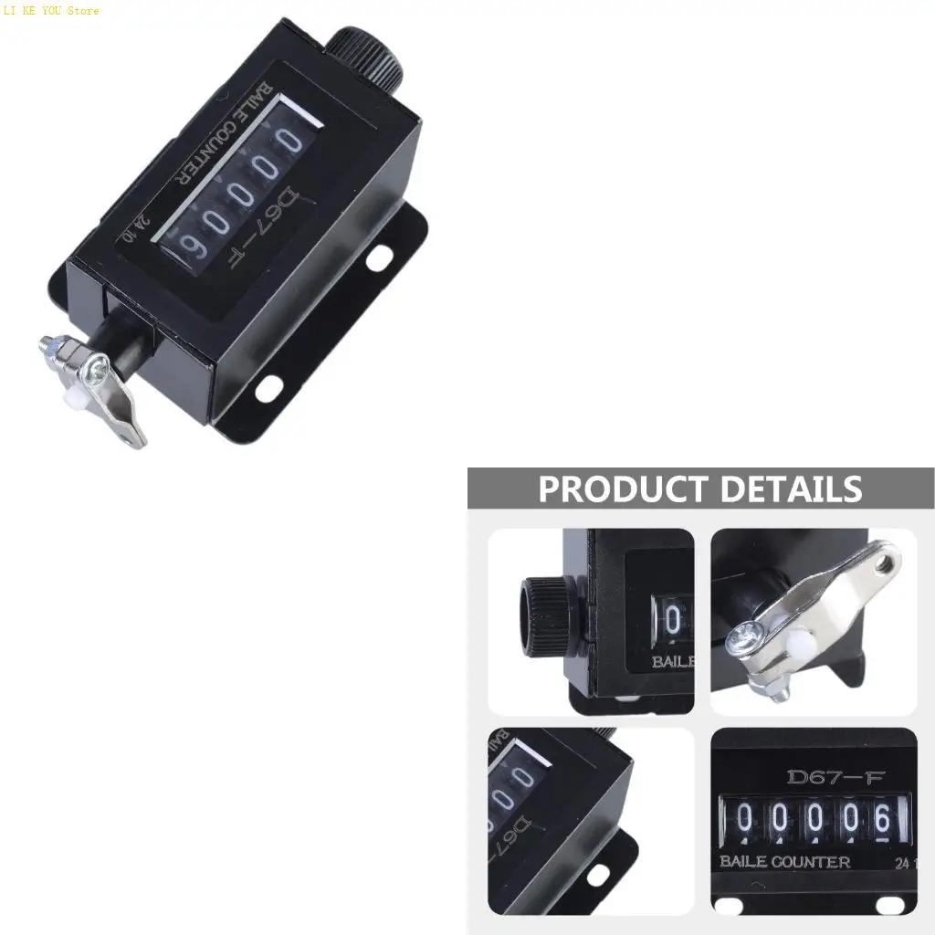 W3JE Lap Trackers Manual Clickers Metal Pull Stroke Tally Counter for Press Printing