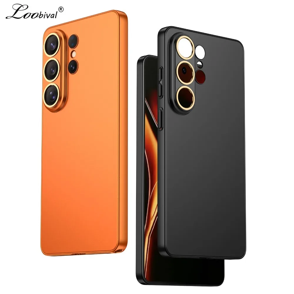 Luxuriöse Matte Ultra-Schlanke Frosted Hülle für Samsung Galaxy S26 Ultra Metall-Kameraschutz Stoßfeste Abdeckung für Samsung S26Ultra