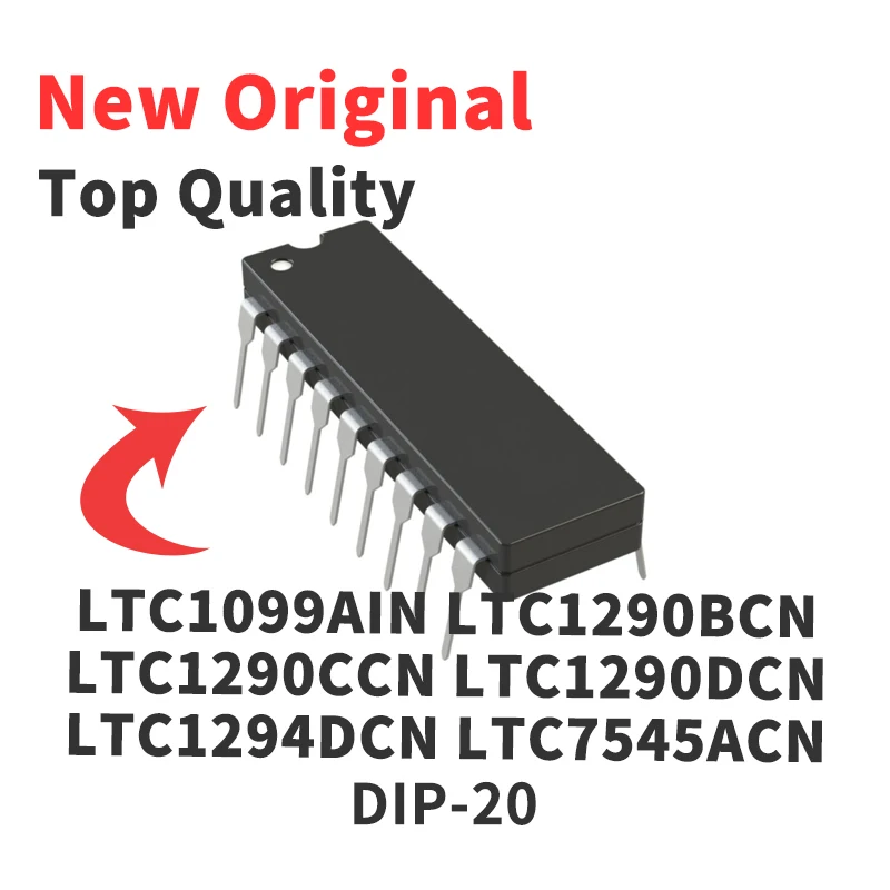 

1 PCS LTC1099AIN LTC1290BCN LTC1290CCN LTC1290DCN LTC1294DCN LTC7545ACN DIP-20 New Original Chip IC