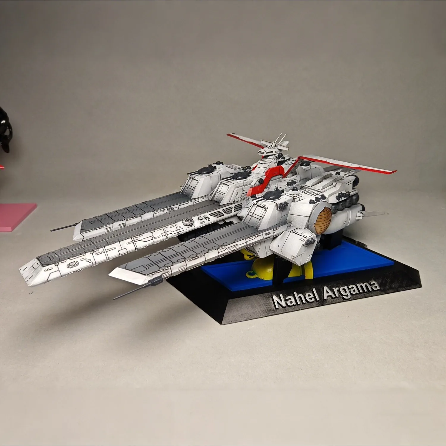 

Модель корабля SCVA-76 «Псевдогамма» в масштабе 1/700, 54 см, из смолы, напечатанная на 3D-принтере, статическая модель, игрушка, украшение, модель военного корабля