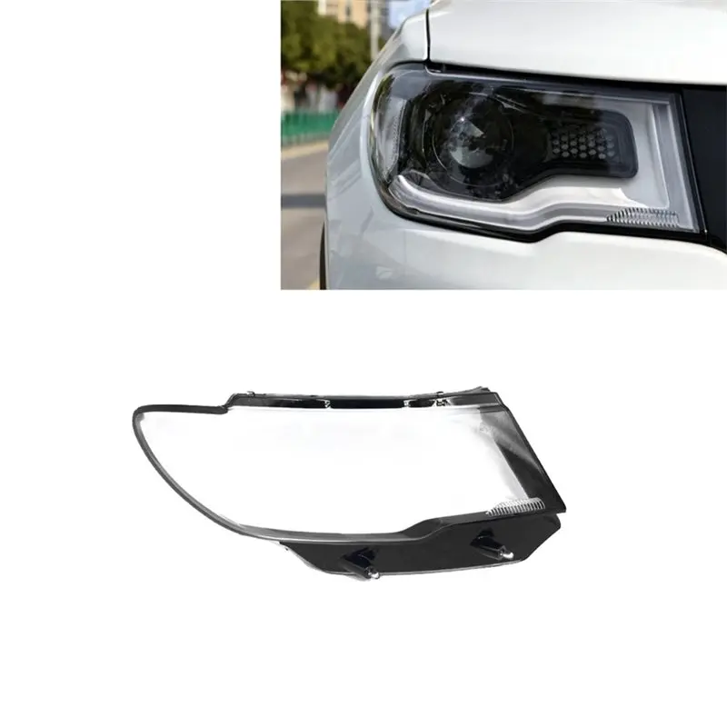 Headlight Shade Lens Transparent Headlamp Shell Cover For Jeep Compass Grand Cherokee 2017-2020 Lampshade Replacement