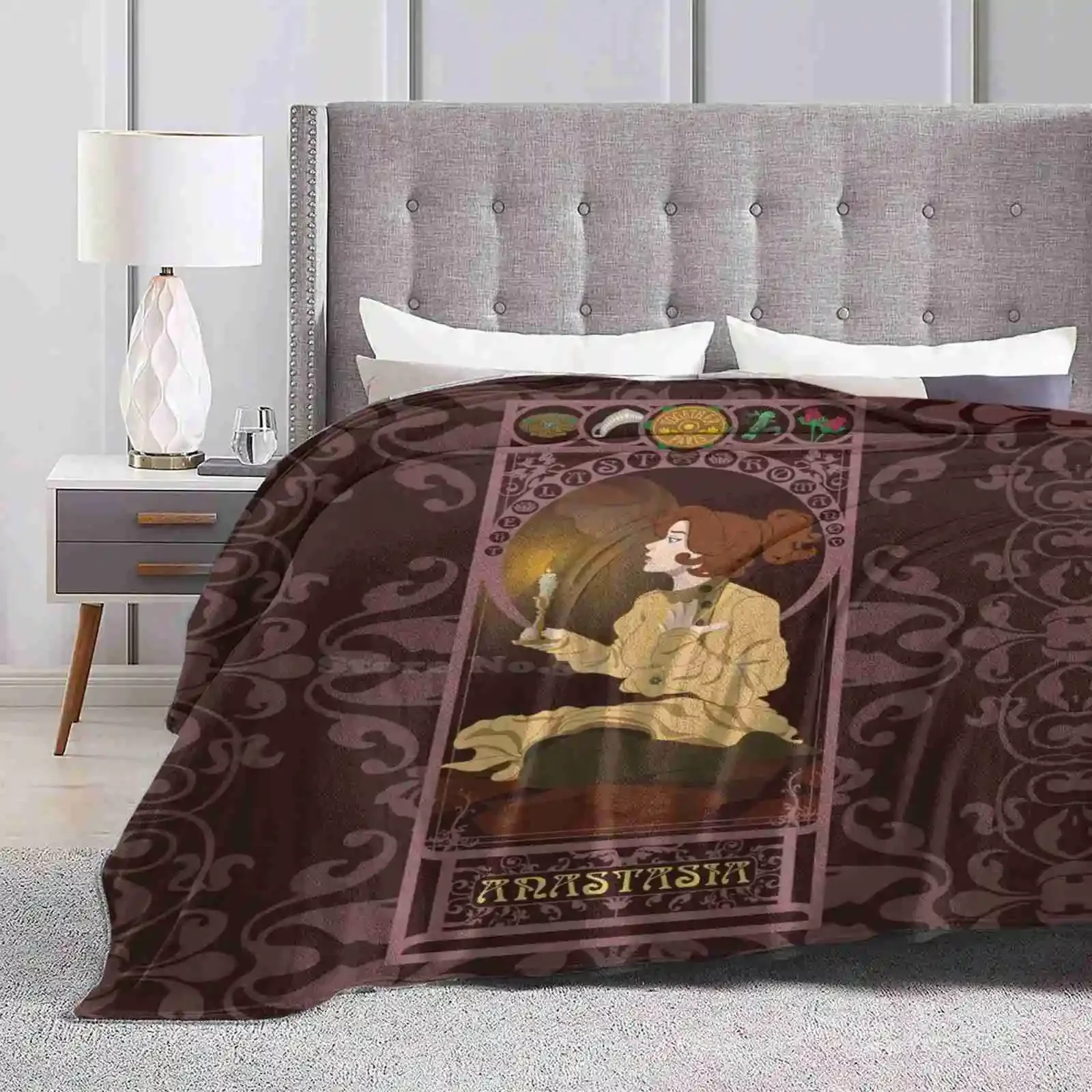 Anastasia Nouveau-Anastasia Top Quality Comfortable Bed Sofa Soft Blanket Anastasia Nouveau Movies Cartoon Romanov Princess