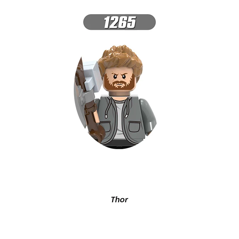 Thor Captain America Mini-Actionfiguren als Spielzeuggeschenke für Bausteine, Minifiguren, Spielzeug, Denkspiele als Geschenke