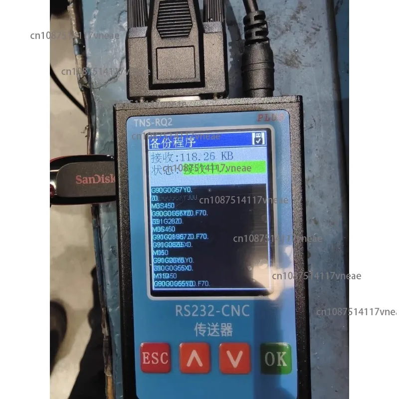 Rs232-cnc Transmitter, Cnc Machine Tool Upgrade with Usb Port, Usb Transfer Online Processing, Dnc Transfer Box