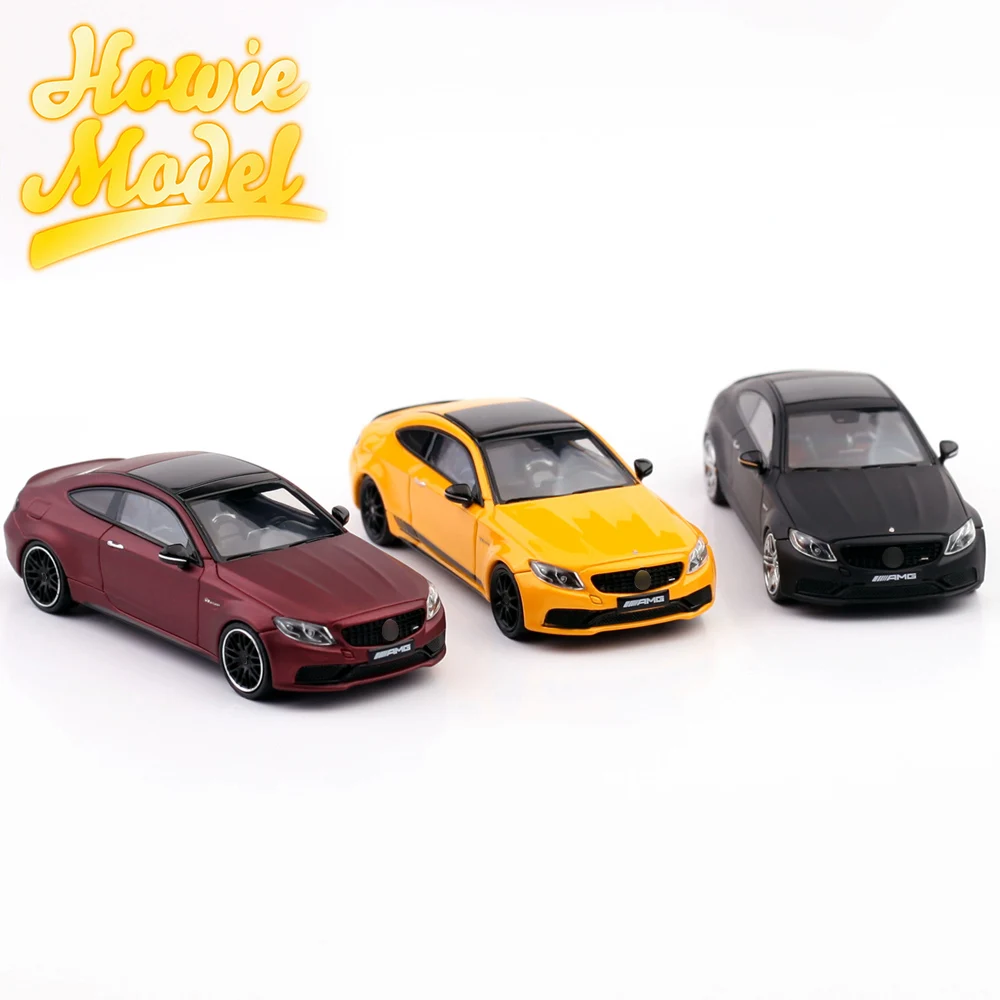 

Howie Model 1/64 C63S Coupe Diecast Model Sports Car Alloy Muscle Car Scale Vehicle Collectible Miniature Toy Gift for Adult