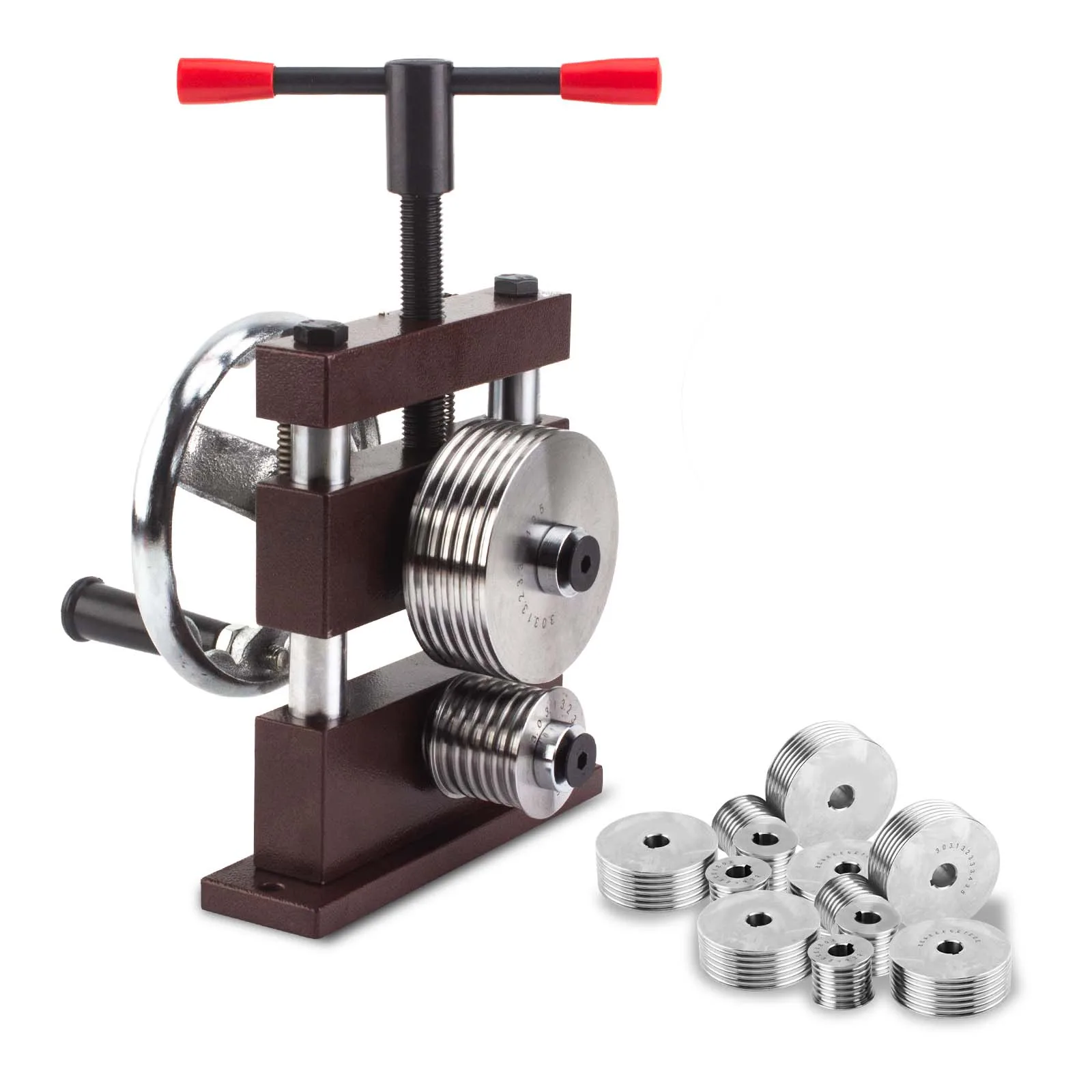 Manual bracelet forming machine Iron gold silver metal jewelry bending equipment for processing ring bracelet earrings