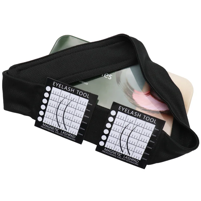 Wimpern Extension Board Lagerung Box Magnetische Wimpern Verlängerung Display Tablett Wimpern Platte Halter Stirnband Set Make-Up-Tools