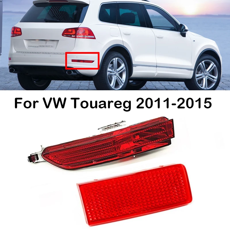 

Car Rear Bumper Reflector Light Brake Lamp Warning Light Strip Bar 7P6945105 7P6945106 For VW Touareg 2011 2012 2013 2014 2015