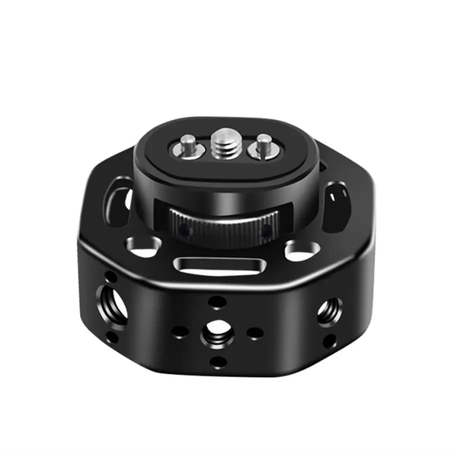 Aluminum Quick Release Extension Mount 1/4 Inch Screw 3/8 ARRI Position Pins for DSLR Camera Cage Handle Grip Flash Light Holder