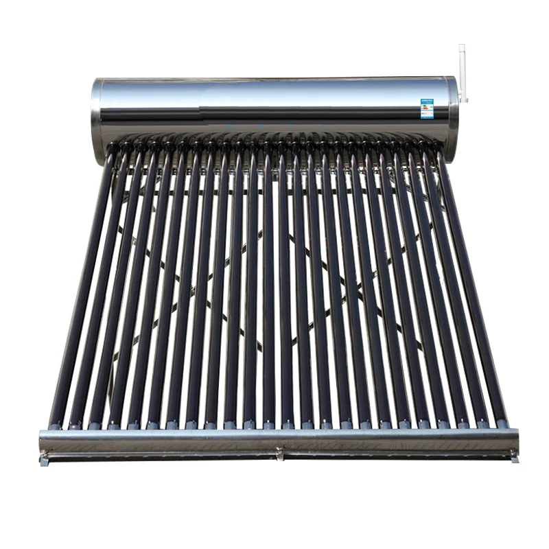 Low Price Modern Design Evacuated Tube Solar Water Heater for Hotel Outdoor Use Stainless Steel 50L Non-Pressurized Class Energy