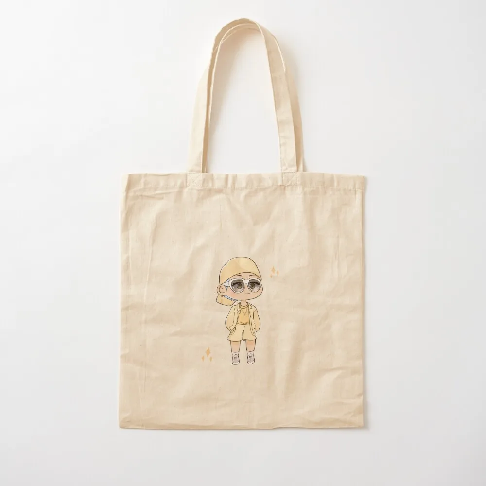 Chibi Namjoon Tote Bag Shopper tote bag women shopping bags foldable shopper bags for women