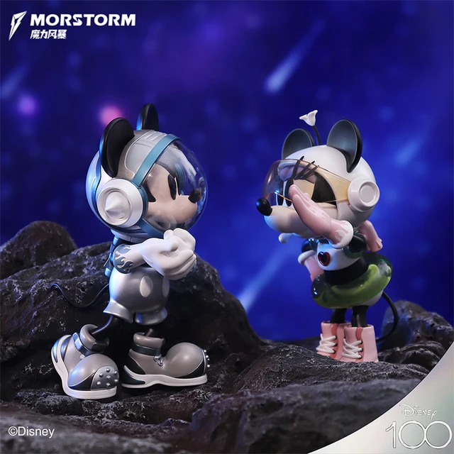 Disney Morstorm Mickey Mouse Minnie Mouse Figure Space Suit Ver Action  Figurine Collection Pvc Model Statue Doll Toys Gift - AliExpress