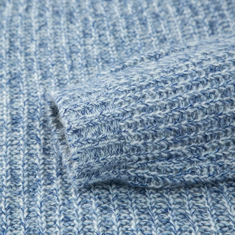 Birdtree – pull tricoté doux en mélange de laine et cachemire, Smock à manches longues et col rond pour femme, pull chaud à col rond, automne hiver 2025 T59827JF