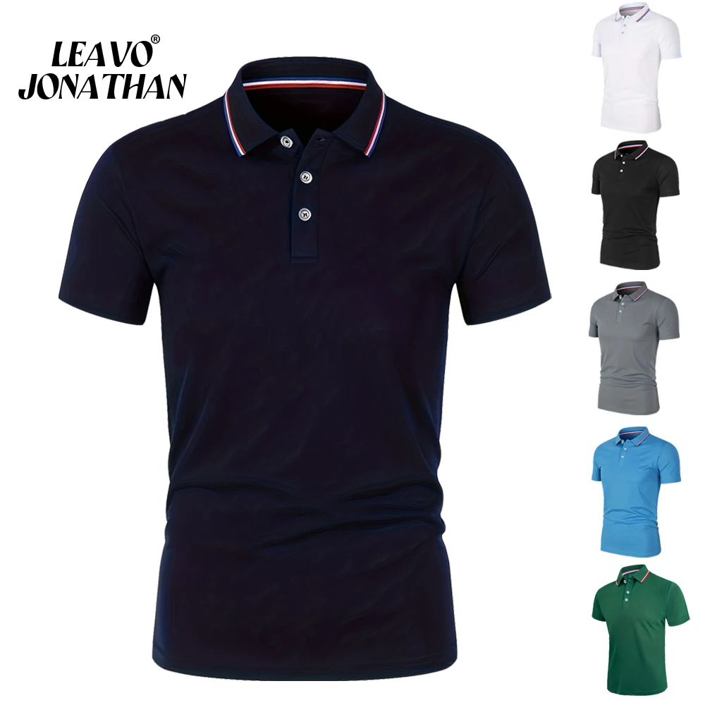 2023  New Men Summer Casual Pure Cotton High Quality Polo Shirt Fashin Male Solid Breathable Short Sleeve T-Shirt