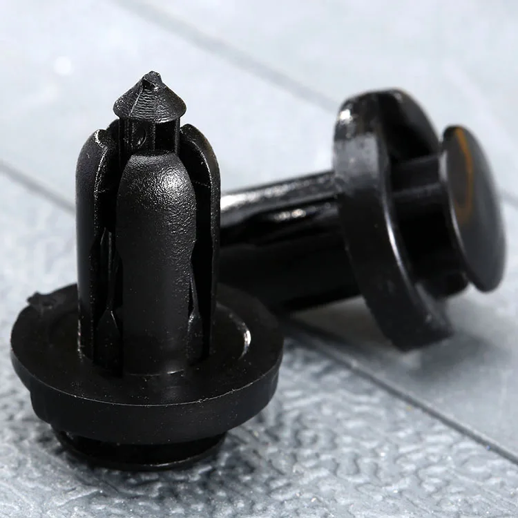 Honda Acura 10m 홀 범퍼 후드 펜더 스플래시 가드 리테이너 클립 푸시 도어 트림 패널 클립 용 50Pcs 자동 패스너 자동차 클립