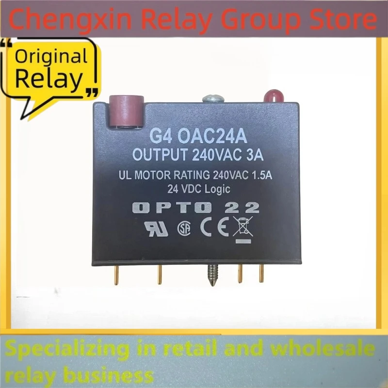 （secondhand）1pcs/lot 100% original genuine relay:G4OAC24A OPTO22 solid state relay 4pins OUTPUT 240VAC 3A G40AC24A
