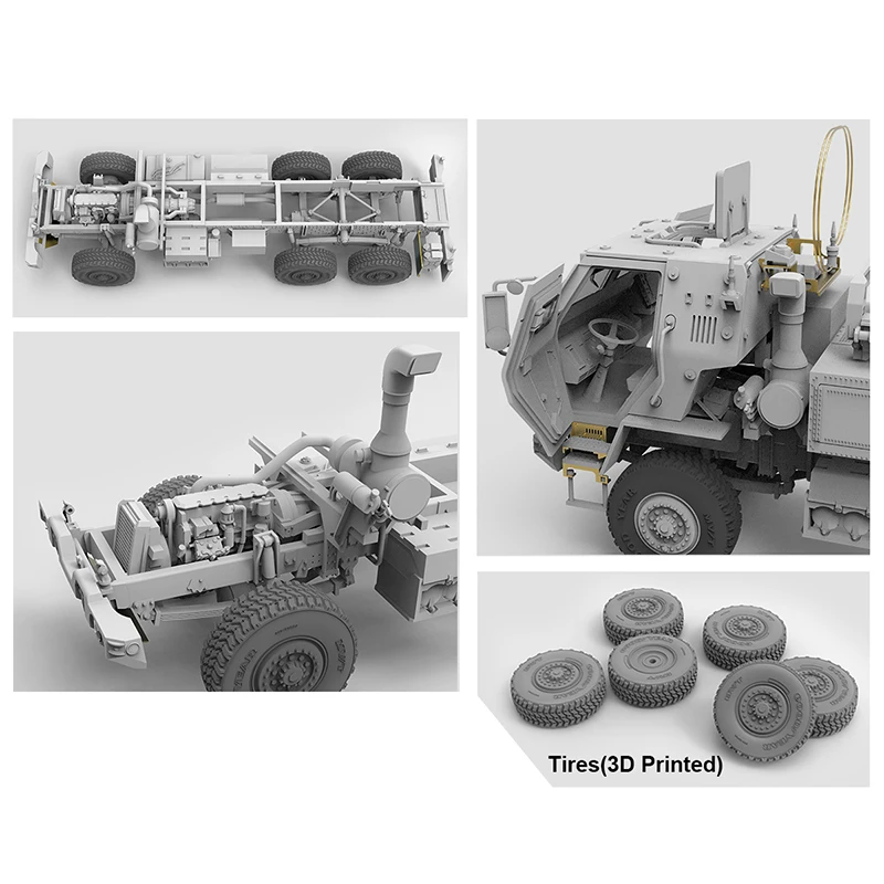 ชุดประกอบโมเดลยานยิงจรวดเคลื่อนที่สูง FOREART FO-2008 1/72 ยูเครน M142 ไฮมาส
