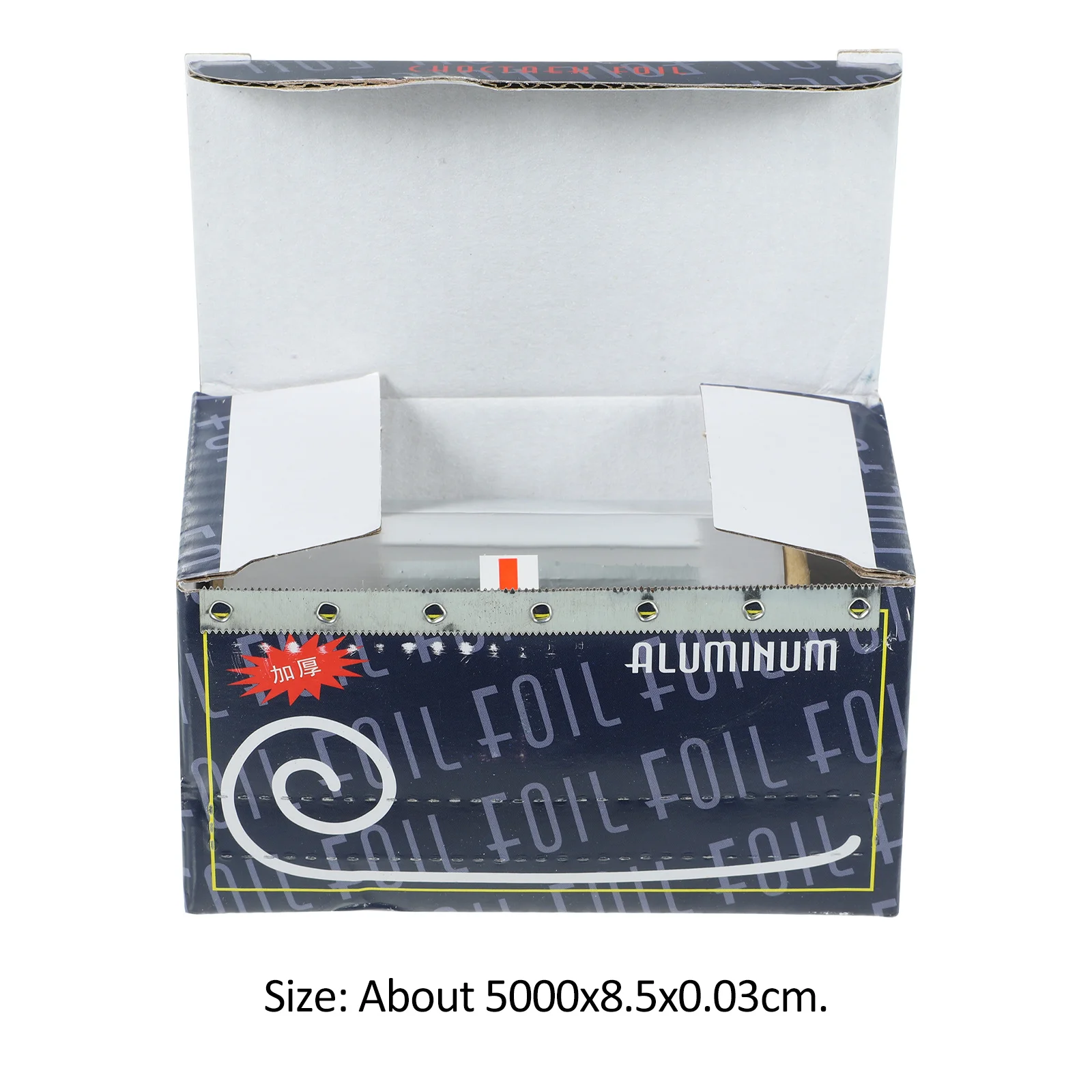 

5pcs 5 Rolls Hair Curling Papers Aluminum Foil Heavy Duty Processing for Highlighting Coloring