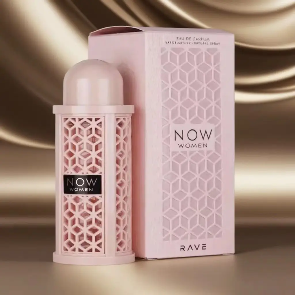 Lattafa Women's 3.4 oz Now Rave Pink Light essence, Halloween gift, suitable for daily use  ﻿