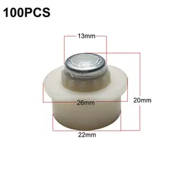 100PCS LEVEL ROD BUTTON PUSH BUTTONS FOR ALUMINUM LEVEL ROD ROUND BUCKLE TOWER RULER