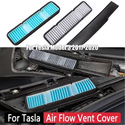 Ventilation Car Air Flow Vent Cover Trim For Tesla Model 3 2017-2020 Auto Air Conditioner Filter Protection Accessories