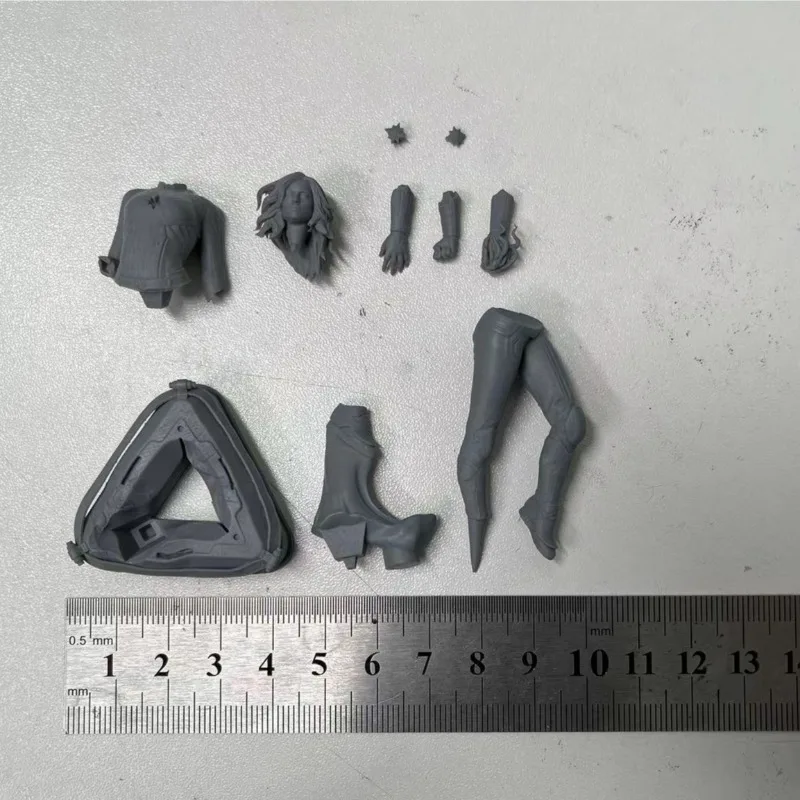 طقم نموذج شخصية من الراتنج الطائر للنساء ، ديوراما هواية خيالية ، لعبة مصغرة ، مفككة وغير مصبوغة ، طباعة ثلاثية الأبعاد ، مقياس