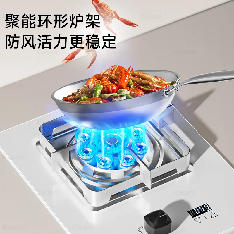 

Интернет-знаменитость, белая газовая одиночная плита, бытовая встраиваемая одиночная плита для измерения времени природного газа, настольная