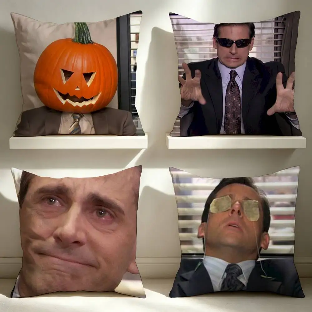M-Michael Scott T-The office  Double-Sided Printed Cushion Cover Bedroom Bedside Sofa Pillow Case
