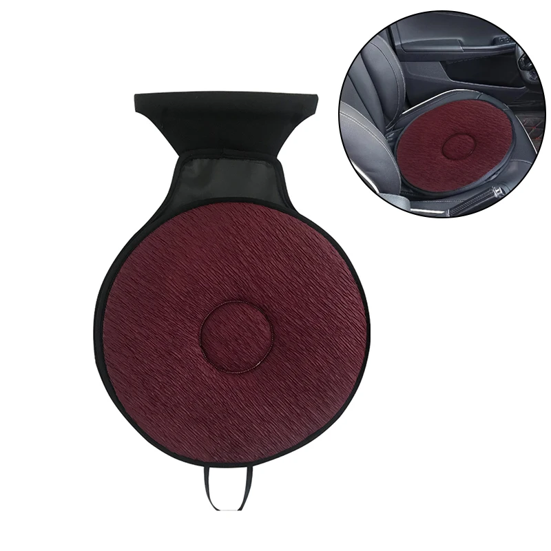 Swivel Seat Cushion 360 Degree Pivot Disc Portable Rotating Car Cushion Car Chair Seat Cushion For Easy Transfer Cushion