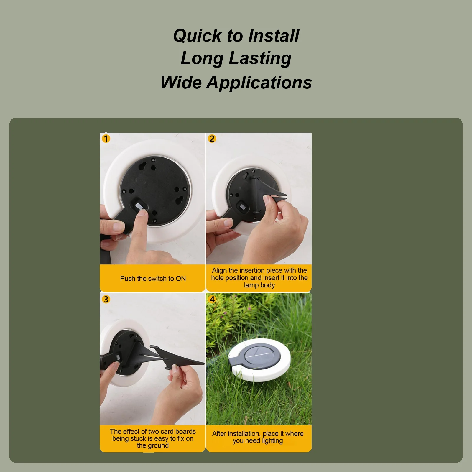 

Кольцевые фонари на солнечной энергии, уличный дисковый заземляющий светильник, вращающийся на 360 градусов солнечный садовый фонарь, умный датчик для дорожки на заднем дворе