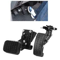 Gas and Brake Pedal Extenders Universal Anti Slip Accelerator Brake Pedal Extensions for Most Cars Gas and Brake Pedal Extenders