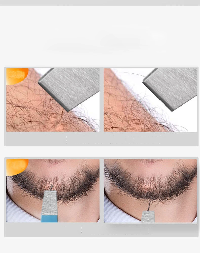 Ouriner Augenbrauenpinzette, buntes Haar, Schönheit, Abzieher für feine Haare, Edelstahl, schräge Augenbrauenklammern, Entfernung von Make-up-Werkzeugen – Detail 6