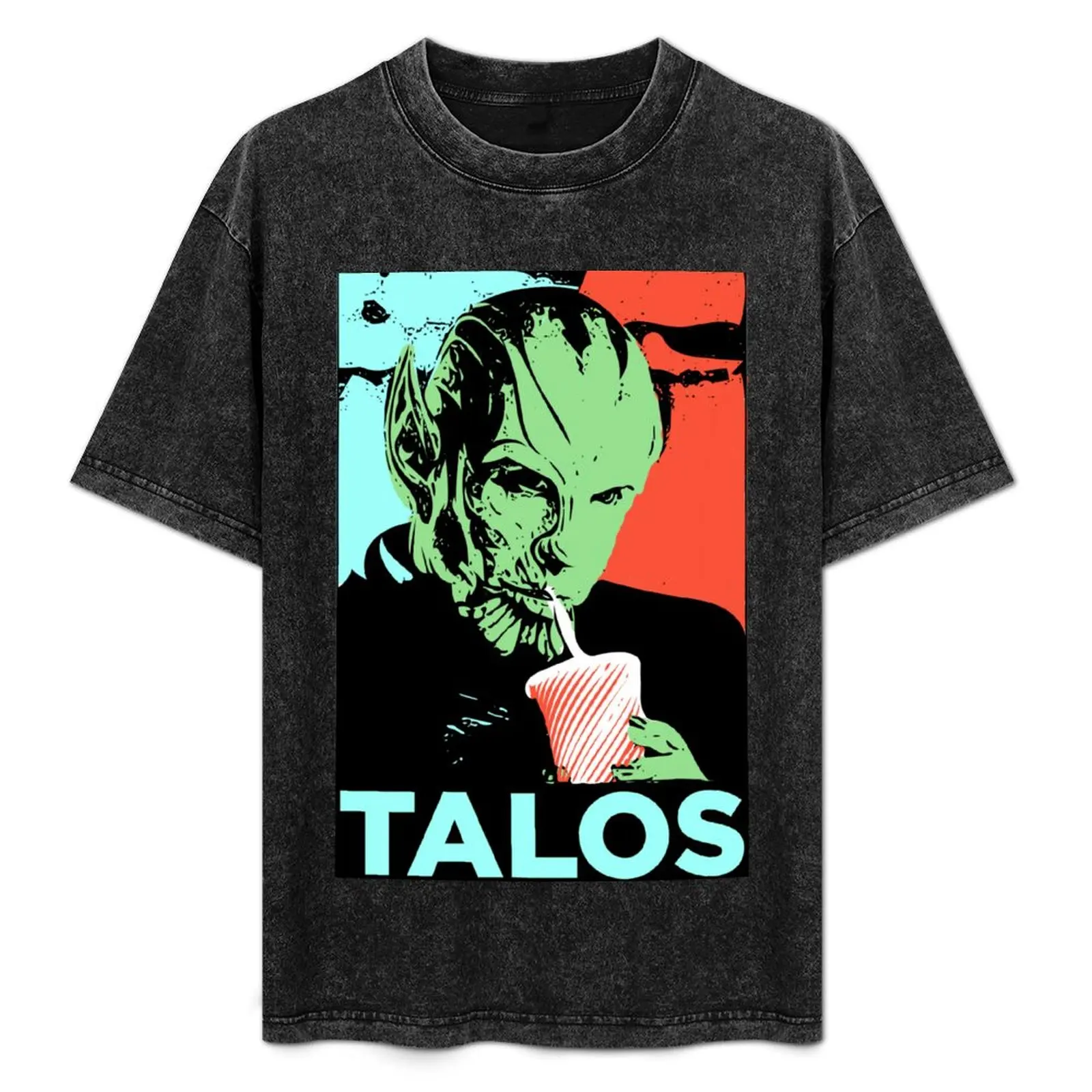 Camiseta Talos talla grande, camiseta informal básica