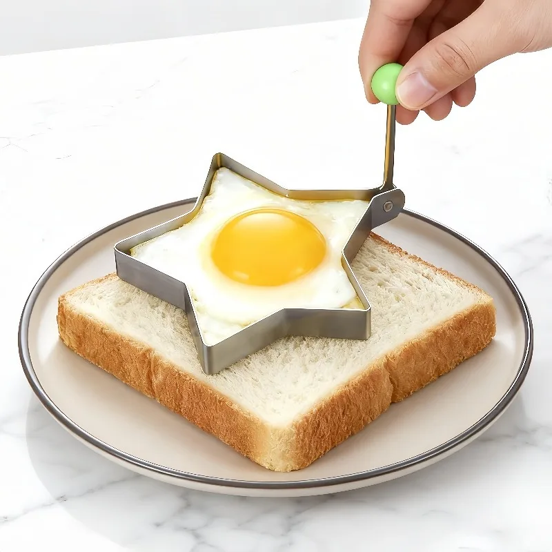1/4/5PCS Stainless Steel Omelette Forming Machine Mold Frying Pan Pancake and Egg-shaped Device Kitchen Gadgets