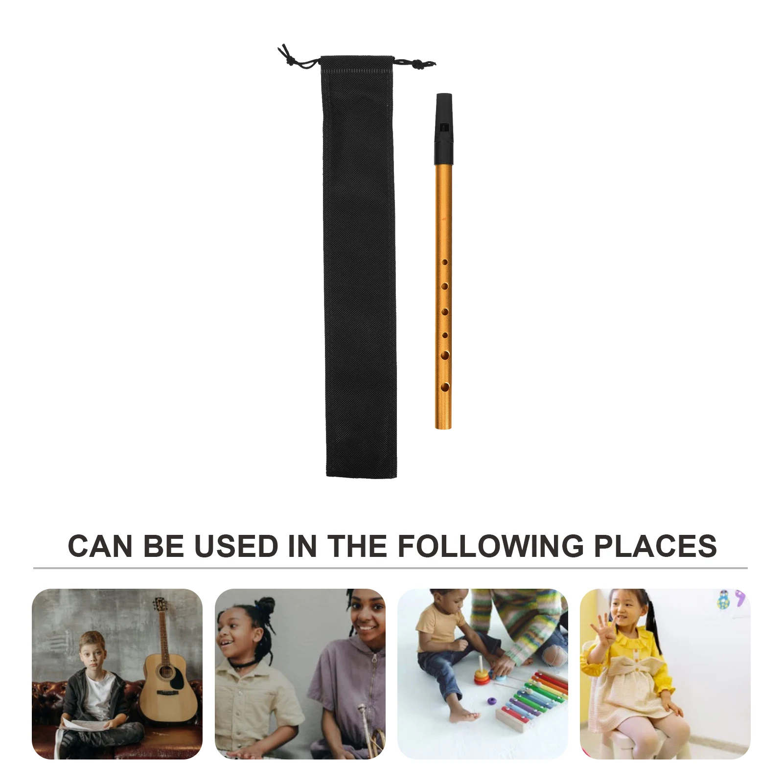 

D Tuning Clarinet Metal 6 Hole Student Wind Instrument Professional Practice Kids Toys Recorder Durable Excellent Craftsmanship