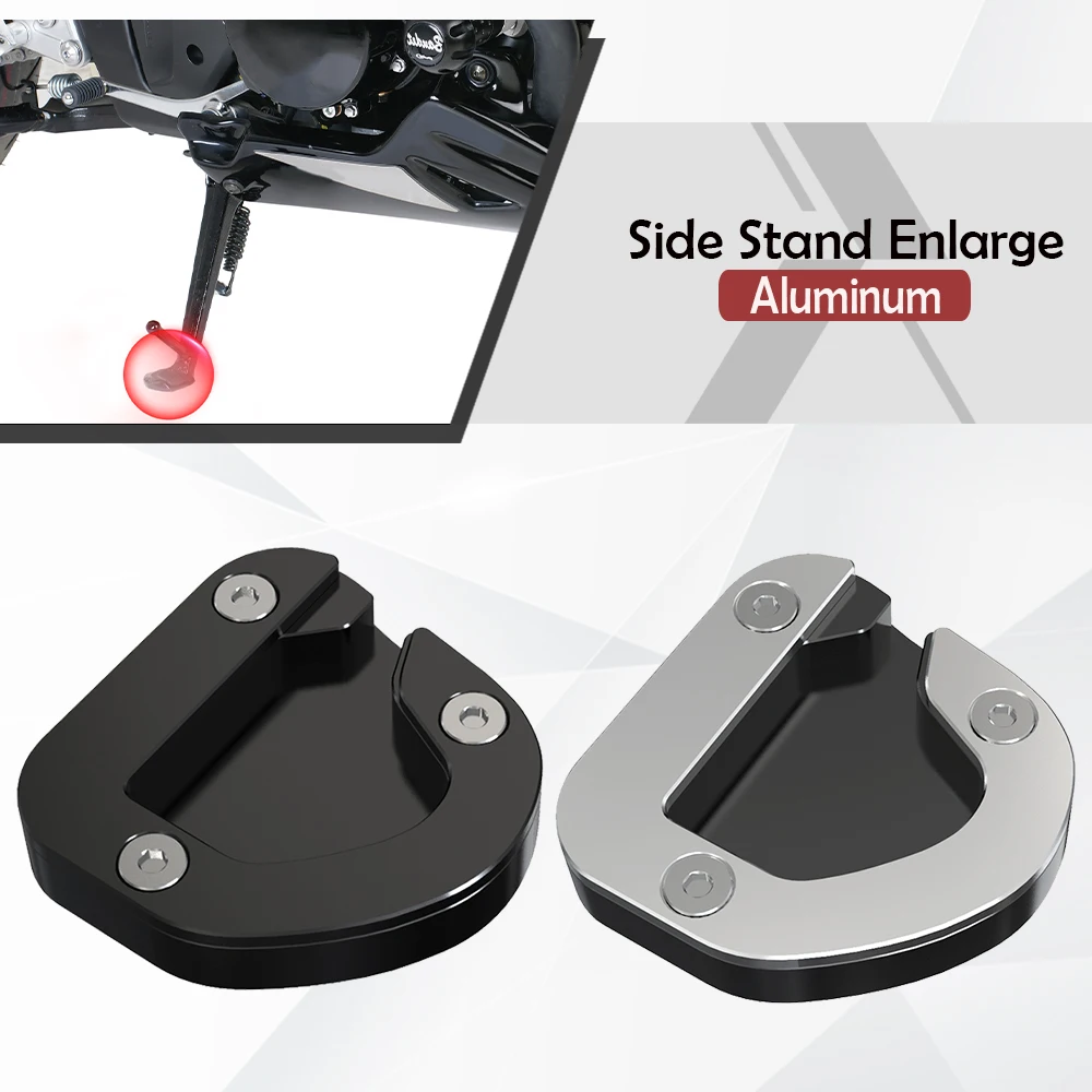 For suzuki GSF 1250 650 S Bandit ABS GSX1250F/FA GSX650F Motorcycle Side Stand Enlarger Kickstand Enlarge Plate Extension Pad