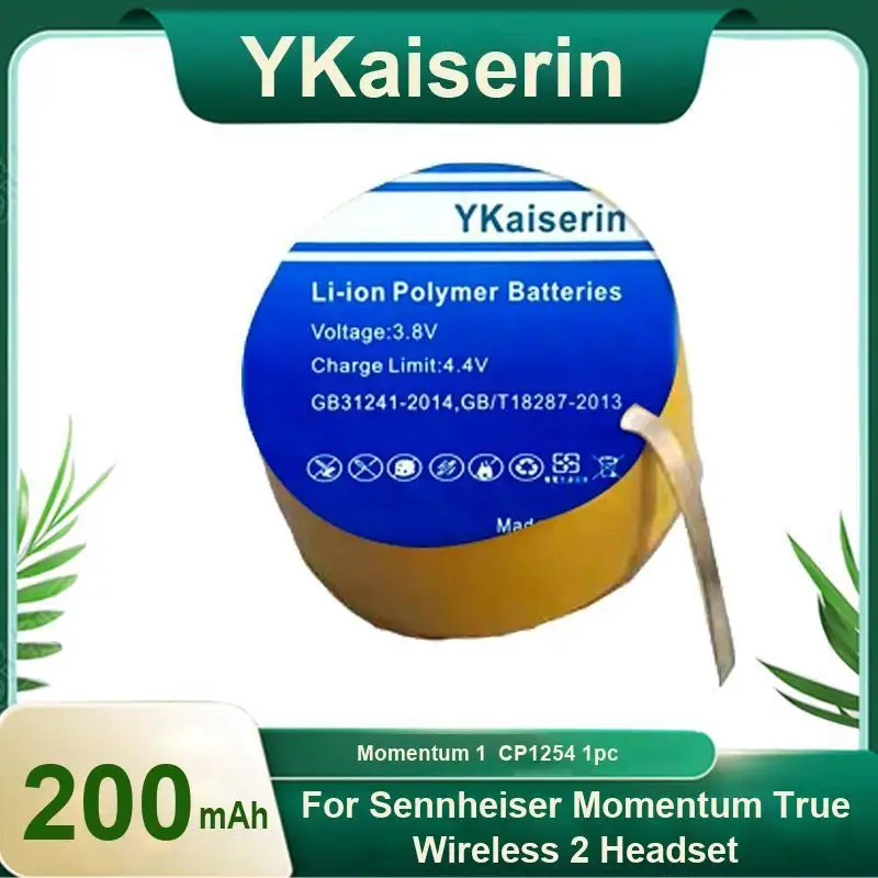 

Reliable Power Earphone Battery For Sennheiser Momentum True Wireless 2 Headset 1 CP1254 1Pc 200Mah