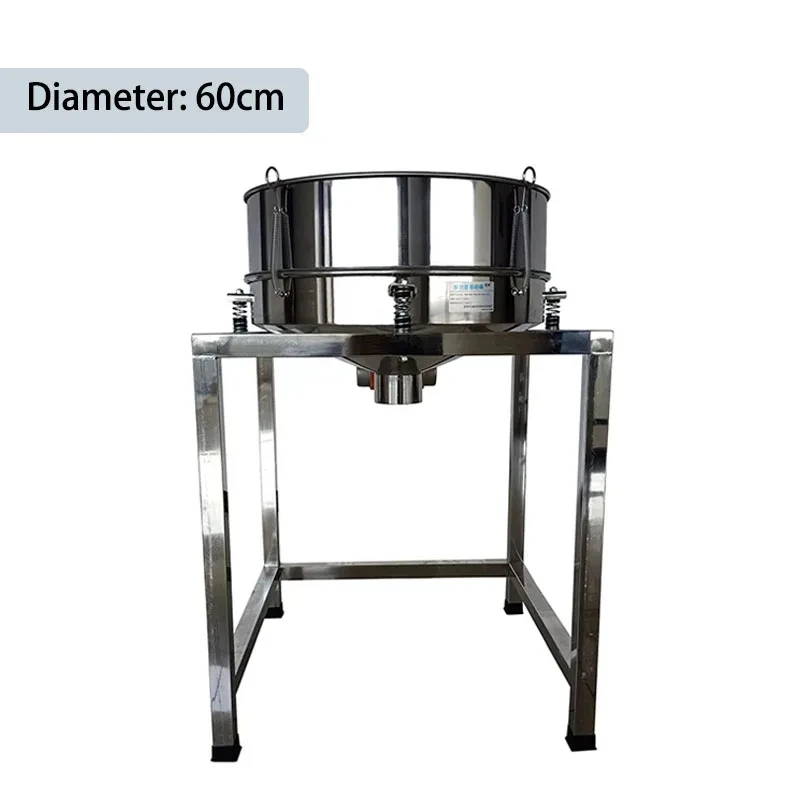 50CM Hot sales Diameter Stainless Steel Powder Vibrating Sieve Electric Screen Shaker Machine For Powder and Grain