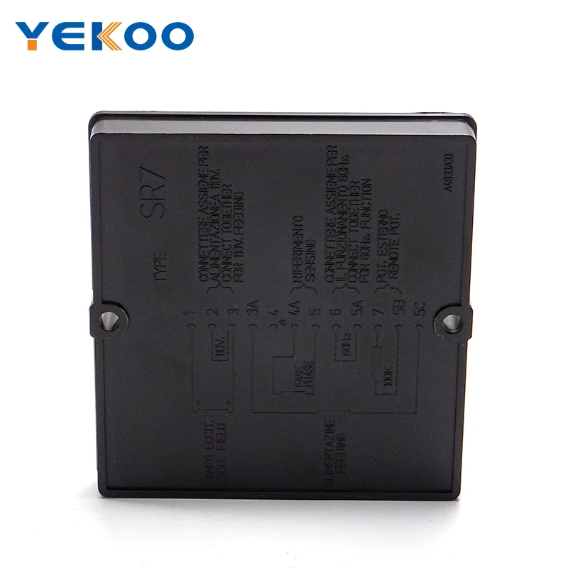 قطع غيار المولد AVR SR7-2G عالية الجودة SR7 مجموعة المحرك منظم جهد كهربائي أوتوماتيكي 3 مراحل لمولد الديزل
