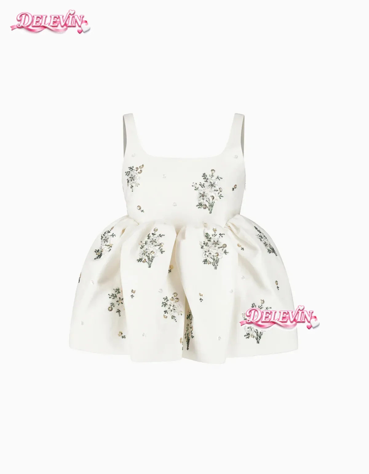 Japanese Style Sweet Fashion Bud Sleeveless Shirt Vest Women Heavy Industry Beaded Sequins Embroidered Suspenders Top Tank Top